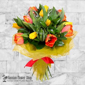 Russia Spring Flower Bouquet #1