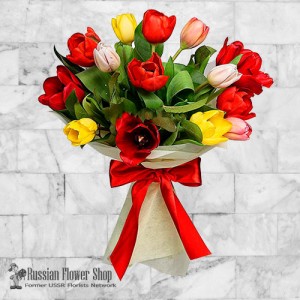 Russia Spring Flower Bouquet #2