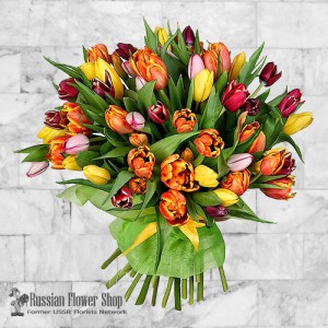 Russia Spring Flower Bouquet #3
