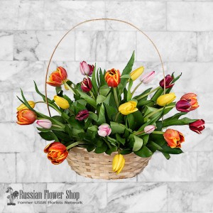 Russia Spring Flower Bouquet #4