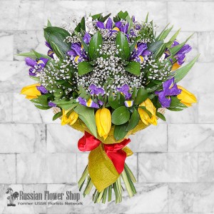 Russia Spring Flower Bouquet #5