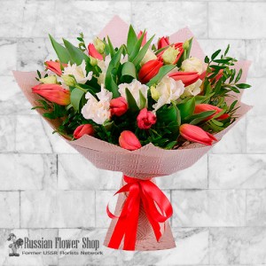 Russia Spring Flower Bouquet #7