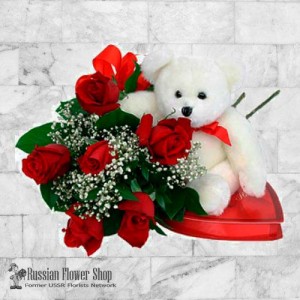 Russia Roses Bouquet #17