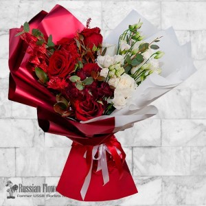 Russland-Rosen-Blumenstrauß #44