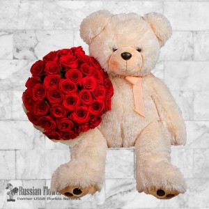 Russland-Rosen-Blumenstrauß #48