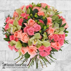 Russland-Rosen-Blumenstrauß #51