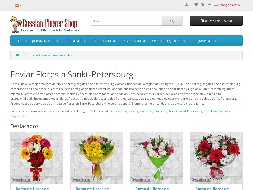 Details : Florerias en Sankt-Petersburg, Leningrad región de Russia